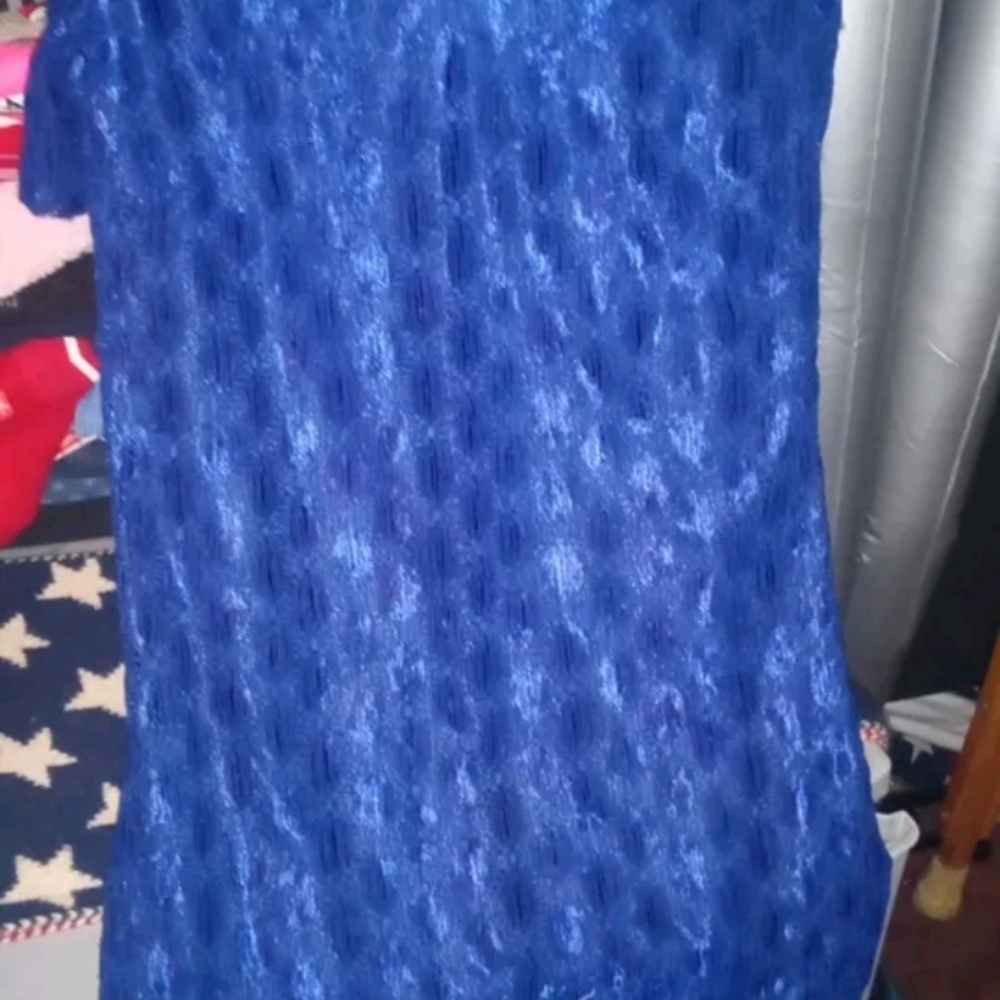 Jon & Anna Asymmetrical Dress in Blue